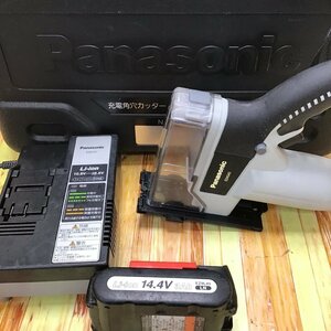 【中古品 / 動作品】〇パナソニック(Panasonic) コードレス角穴カッター14.4V EZ4543LS2S-B