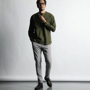 The DUFFER of ST.GEORGE 2WAY STRETCH TROUSERS：360°伸縮 ハイテンションストレッチ スキニーパンツS灰の画像2