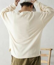 【LACOSTE × JOURNAL STANDARD relume】 別注 オーバーサイズ ヘビーピケ L/S Tシャツ4_画像3