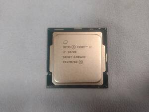 【 即決出品 】Intel CPU Core i7 - 10700 ( SRH6Y / 2.9GHz / 16M / Soket1200 / 65W ) 中古品