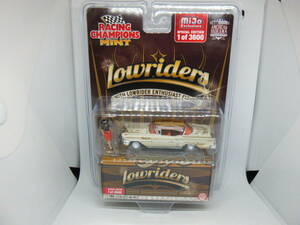 3600台限定 RACING CHAMPIONS MIJO EXCLUSIVES レーシングチャンピオン Mijo 1/64 1958 シボレー インパラ with フィギュア Lowriders