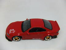 TMS MODEL MINI GT NISSAN SILVIA ROCKET BUNNY RED ミニGT ニッサン シルビア ロケットバニー レッド_画像8