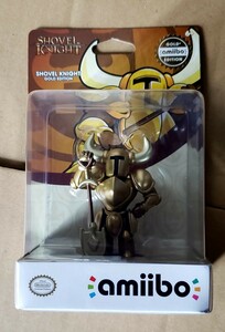 未開封　amiibo　GOLD EDITTION ゴールド　ショベルナイト 海外版 SHOVELKNIGHT