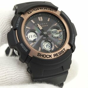 ●未使用 CASIO カシオ G-SHOCK AWG-M100SF メンズ 腕時計 ブラック文字盤 電波ソーラー[ne]u503の画像8