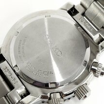 ●現状品 SEIKO セイコー パイロット メンズ腕時計 ホワイト文字盤 7T62-0EB0 SS クォーツ 中古[ne]u525_画像7