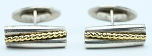 S01 TIFFANY&Co. Tiffany SV925/K18YG cuffs silver / Gold 