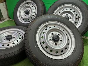 ★送料込★新車外し★タウンエース/ライトエース 純正14インチ タイヤホイール4本セット DUNLOP SP LT30A 165/80R14 97/95N LT 2023年製造