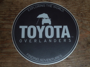 TOYOTA OVERLANDERS ステッカー トヨタ 北米 USDM タコマ タンドラ FJクルーザー fj サーフ プラド ハイラックス ランクル 60 70 80 185 5