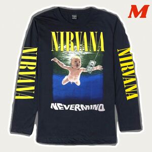 ニルバーナ ニルヴァーナ ロングTシャツ　Mサイズ　長袖　NIRVANA