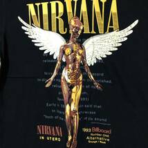 ニルバーナ ニルヴァーナ Tシャツ　XLサイズ　管164 Nirvana ロックバンド_画像2