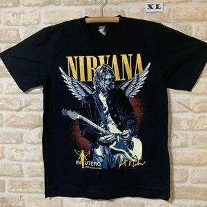 ニルバーナ ニルヴァーナ Tシャツ　XLサイズ　管2112 カートコバーン NIRVANA ロックバンド