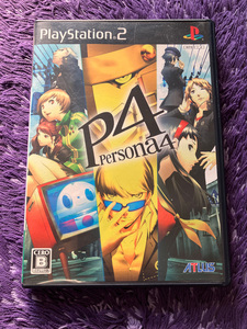 ☆送料無料☆ ［PS2］【 ペルソナ4 】 中古 + 封入特典 ヴァイスシュヴァルツのカード　　( ソニー アトラス メガテン 女神転生 )