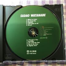 非売品和ジャズプラスチックケースCD／渡辺貞夫／田辺製薬ノベルティ（アルバム：黒い瞳、ヴィアジャンド、SADAO2000からのオムニバス盤）_画像4