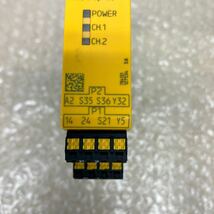 Pilz　PNOZe1vp10s　24VDC　安全緊急停止リレー　U-732_画像4