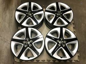 50系プリウス【17×7J インセット+50 PCD100 5H】トヨタ純正アルミホイール 4本　程度良