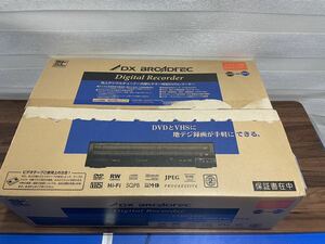 新品　未使用品　DX ANTENA FUNAI DXアンテナ フナイ/DVD VHS レコーダー ビデオテープ/DXR160V/62