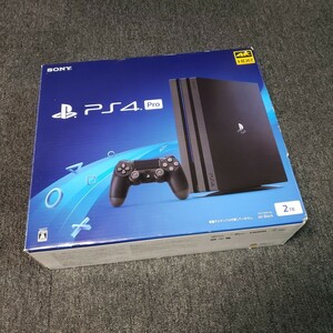 コントローラー新品、ほぼ新品☆PS4 Pro PlayStation4 2TB ジェットブラック CUH-7200CB01☆