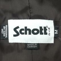 即決★カナダ製 Schott★未使用 レディースM ピーコート Pコート ショット earth 別注 茶 キャメル ダブル ワンスター_画像9