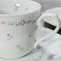 HOYA　コーヒーカップ&ソーサー　3客　未使用　/珈琲碗皿/食器/陶磁器/_画像5