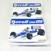 未組立 プラモデル 2点セット モデラーズ MODELER'S ティレル フォード 019 1/24 Tyrrell FORD 模型 コレクション品■ME156s■_画像1