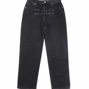 Black Washed Angel Graphic Denim XL