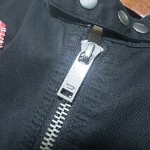 【激レアモデル】DIESEL ディーゼル ジャケット ブルゾン ワッペン 背面ロゴ Lサイズ ブラック _画像9