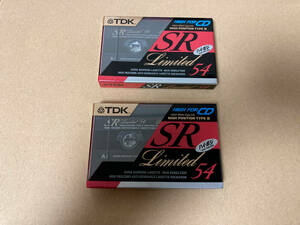 在庫9 カセットテープ TDK SR Limited 1本 00181