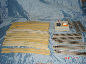  railroad for maquette rail, power pack KTM. set HO gauge secondhand goods 