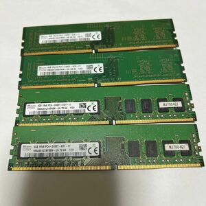 SK hynix 4GB PC4-2400T セット　(1)