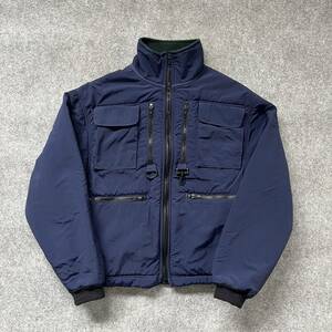 90s USA製【S】ORVIS フィッシングジャケット ナイロン フリース アウトドア