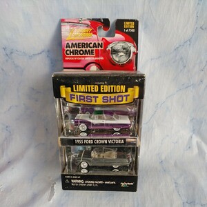 JOHNNY LIGHTNING ジョニーライトニング AMERICAN CHROME 1955 FORD CROWN VICTORIA フォード　クラウン　ビクトリア　激レア　ミニカー　