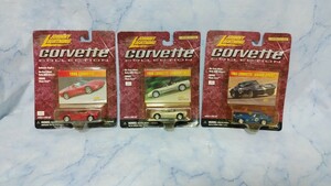 JOHNNY LIGHTNING ジョニーライトニング ミニカーセット　CORVETTE コルベットコレクション レア　リミテッドエディション　342-03 342-05