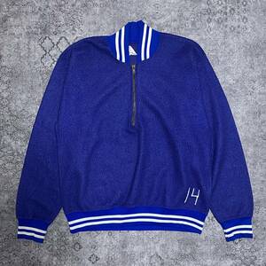 Vintage 1960s Champion Harf Zip Sweatshirt チャンピオン ハーフジップ スウェット タタキタグ ブルー 60年代 ヴィンテージ ビンテージ