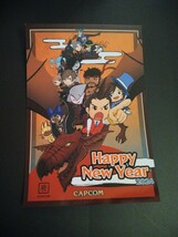 限定 CAPCOM 2024年カプコン年賀状 ポストカード 逆転裁判　バイオハザード　ストリートファイター　ドラゴンズドグマ カプコンストア_画像1