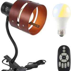 クリップ ライト テーブル 調光 調色LEDリモコンコンセント式 スイッチ付