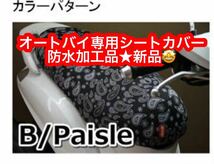 【K】 ライズ (RIDEZ) スクーターシートスキンズ (シートカバー) B/Paisley S3-01-L ★新品です。_画像1