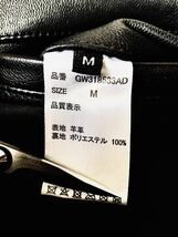 新品同様 美品 global leathers（羊革） シープスキンラムレザー ダブルライダース ジャケット 黒 M ルイスレザー タイプ_画像5