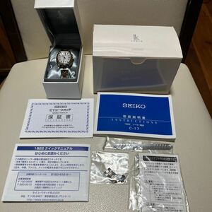 SEIKO LUKIA 腕時計 ソーラー電波 SSQW028 チタン 保証書 付属品有 カレンダー機能付