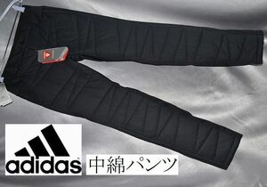 新品 79 アディダス 中綿 中わたパンツ 防風 保温性 撥水 伸縮性 ブラック adidas Golf