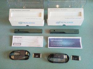 Intel RealSense 3次元 3D Depth Camera R200 2台セット