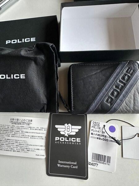 新品未使用 POLICE ポリス　コインケース　カード入れ　小銭入れ　化粧箱付き　