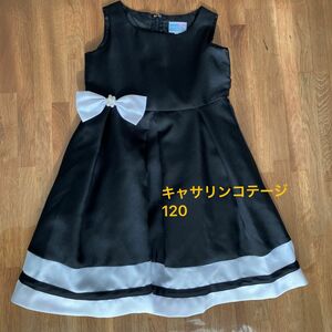 キャサリンコテージ　ドレス　120 黒　ピアノ発表会