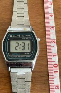 sanyo digital wristwatch 