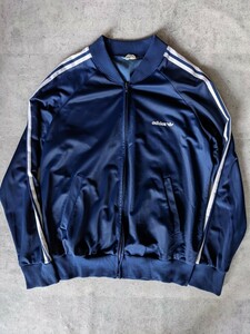 本物ATP!! 80s adidas ヴィンテージ ジャージ トラックジャケット 紺 白 イギリス 英国 フランス 60s 70s ネイビー 青 ブルー アーカイブ