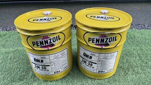 PENNZ ペンズオイル GOLD 空きペール缶 アメリカンガレージ イエロー 世田谷ベース インテリア 雑貨 飾り　PENNZOIL ペール缶