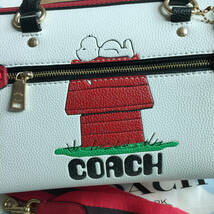 ☆新品☆コーチ/COACH バッグ 6164 チョーク COACH X PEANUTS ハンドバッグ ショルダーバッグ 手提げ レディースバッグ アウトレット品 _画像5