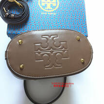 ☆新品☆TORY BURCH/トリーバーチバッグ ブラウン バケットバッグ トートバッグ ショルダーバッグ 2WAYバッグ 箱あり アウトレット品_画像6