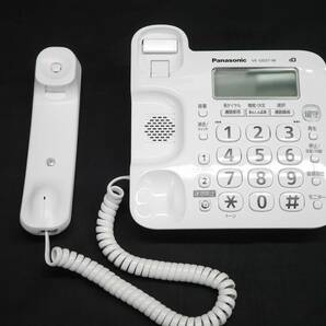 Panasonic VE-GD27DL-W コードレス電話機（子機1台付き） ホワイト パナソニック 電話機 コードレス 展示品の画像2