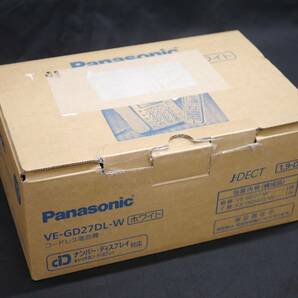 Panasonic VE-GD27DL-W コードレス電話機（子機1台付き） ホワイト パナソニック 電話機 コードレス 展示品の画像4