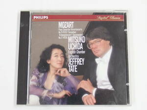 CD / MOZART / PIANO CONCERTOS NOS. 26&27 / MITSUKO UCHIDA / ENGLISH CHAMBER ORCHESTRA / JEFFREY TATE / 『M22』 / 中古 